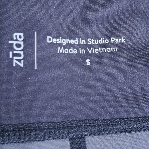 Zuda 7/8 Length Athletic Regular Z-Stretch Colorblocked Leggings Size S NWT - Picture 9 of 10